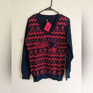 NWT New England Patriots NFL Ugly Christmas Sweater Women's Size XL